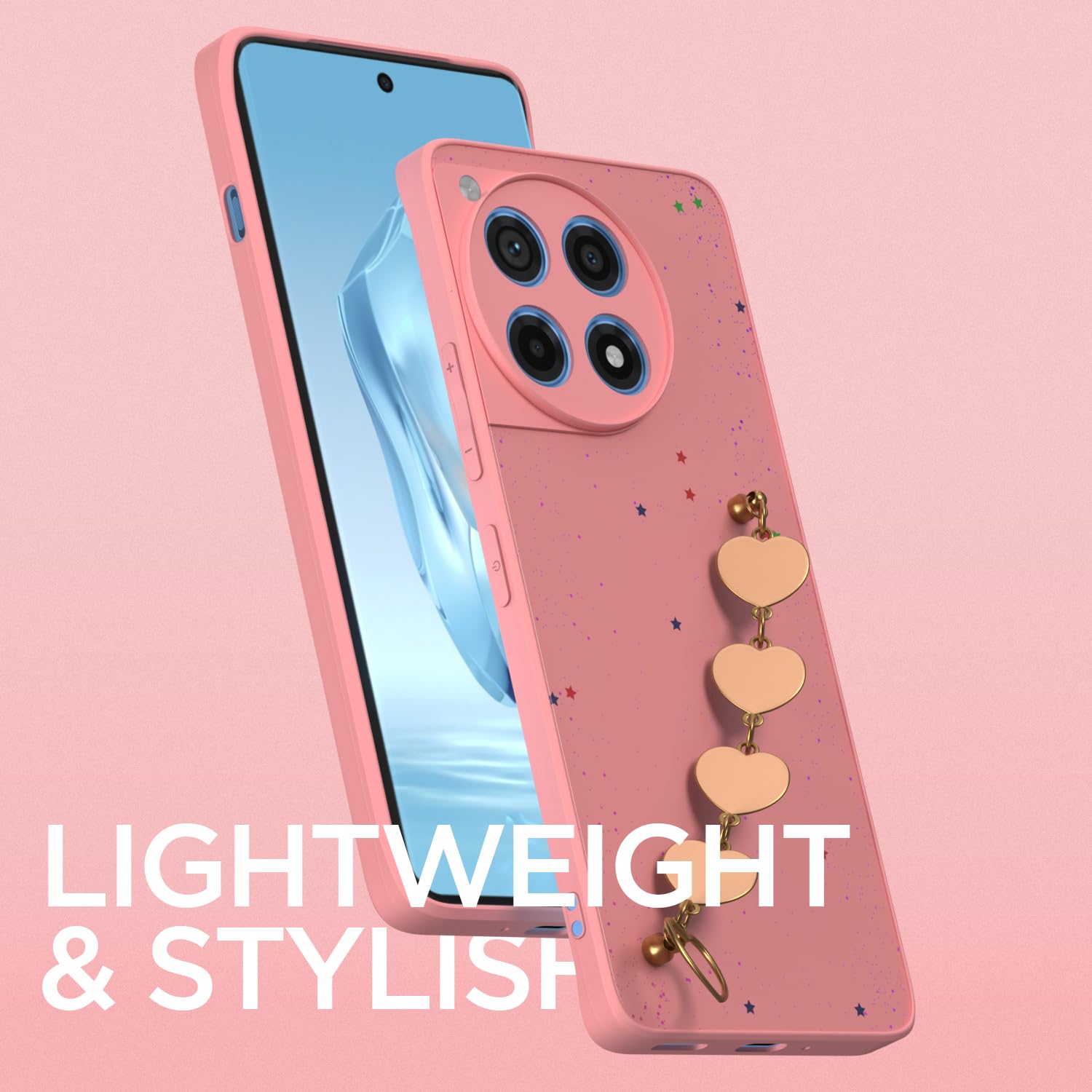 OnePlus 12R 5G Chain phone cover in pink by Pikkme – photo 6