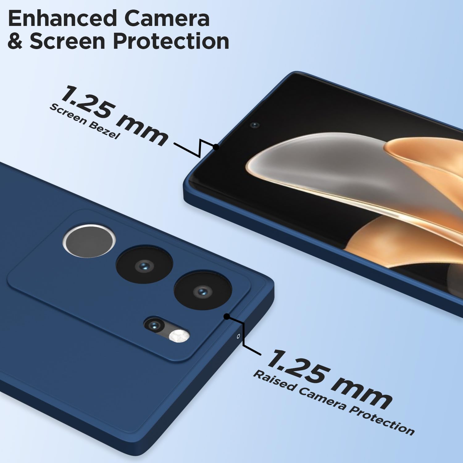 Vivo V29/V29 Pro 5G phone cover in blue by Pikkme – photo 6