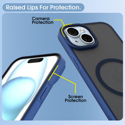 Blue back cover for iPhone 15 – Pikkme – photo 4