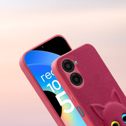Pikkme Realme 10 Pro 5G Kitty Back Cover (Pink)