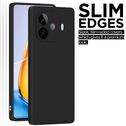 Black phone cover for iQOO Z9x Turbo/Vivo Y200 GT 5G – Pikkme – photo 7