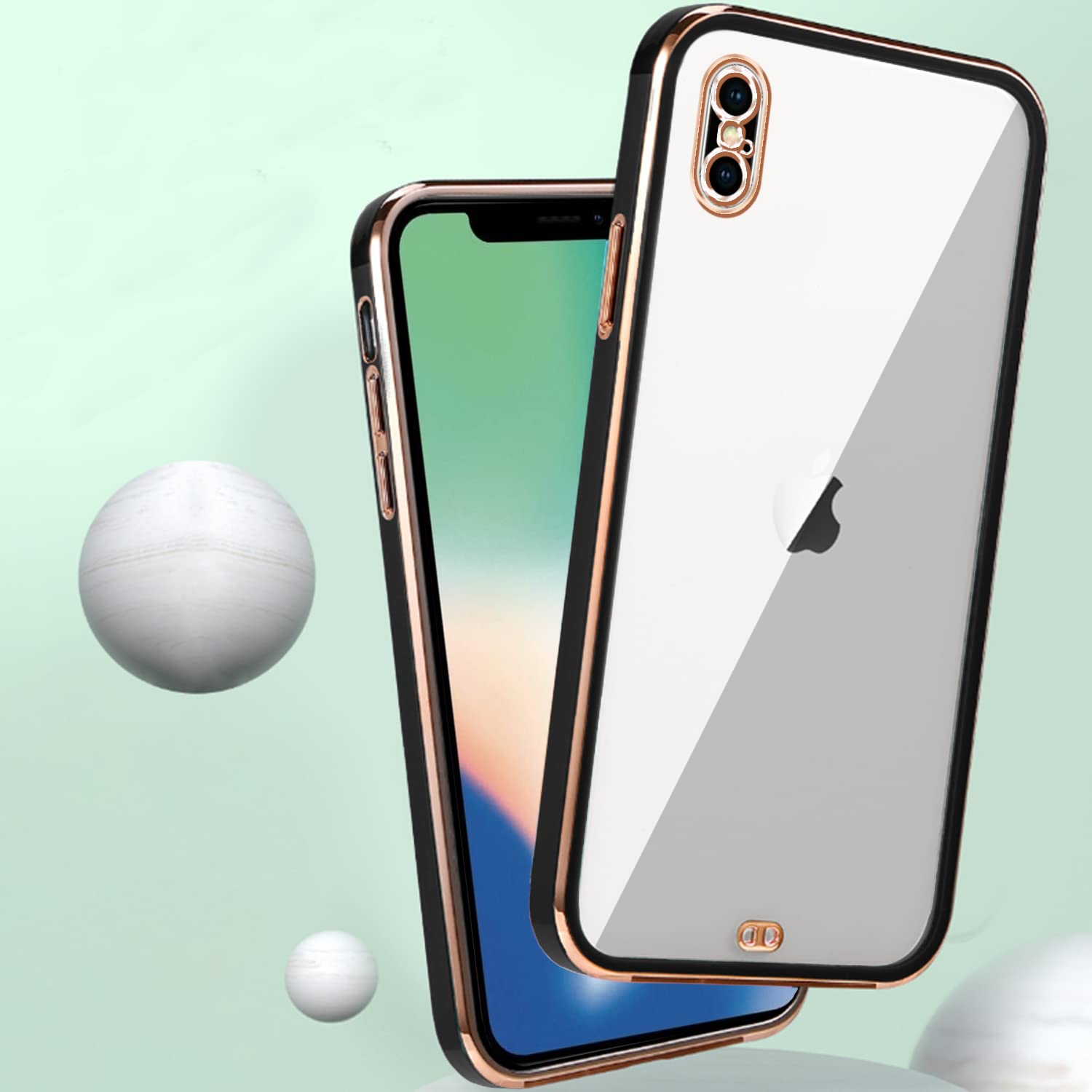 Pikkme iPhone X/XS Chrome black mobile back cover – photo 4