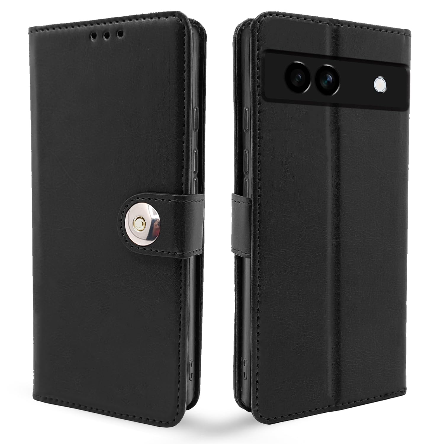 Black Button flip case for Google Pixel 7A – Pikkme