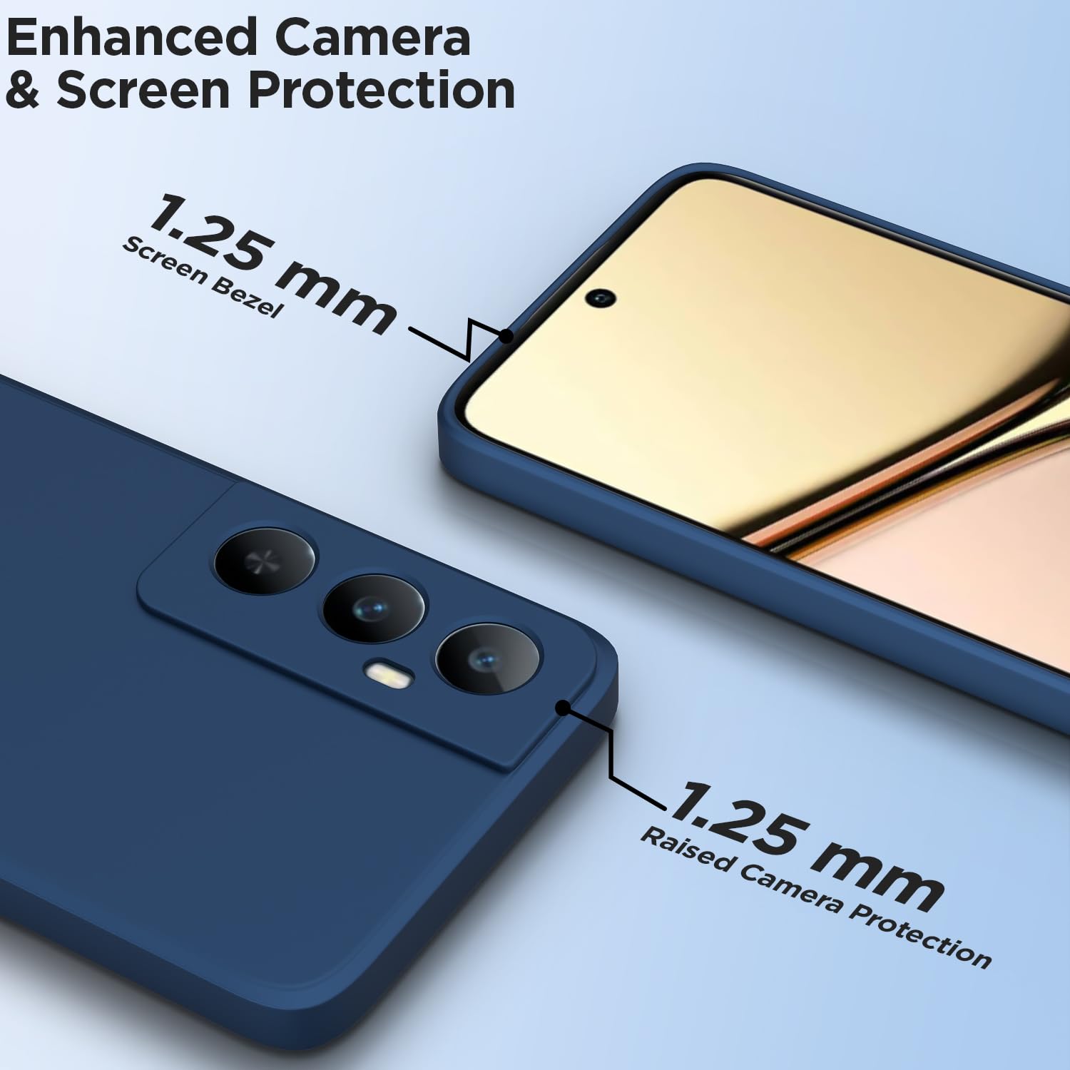 Realme C65 4G phone cover in blue by Pikkme – photo 2