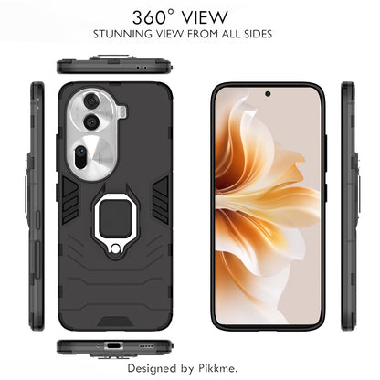 Pikkme black D5 Tough Armor mobile back cover for Oppo Reno 11 Pro 5G – photo 3