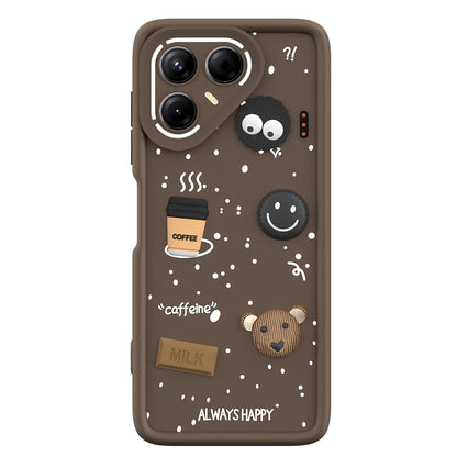 Pikkme Tecno Pova 7 5G/3D brown mobile cover – photo 7