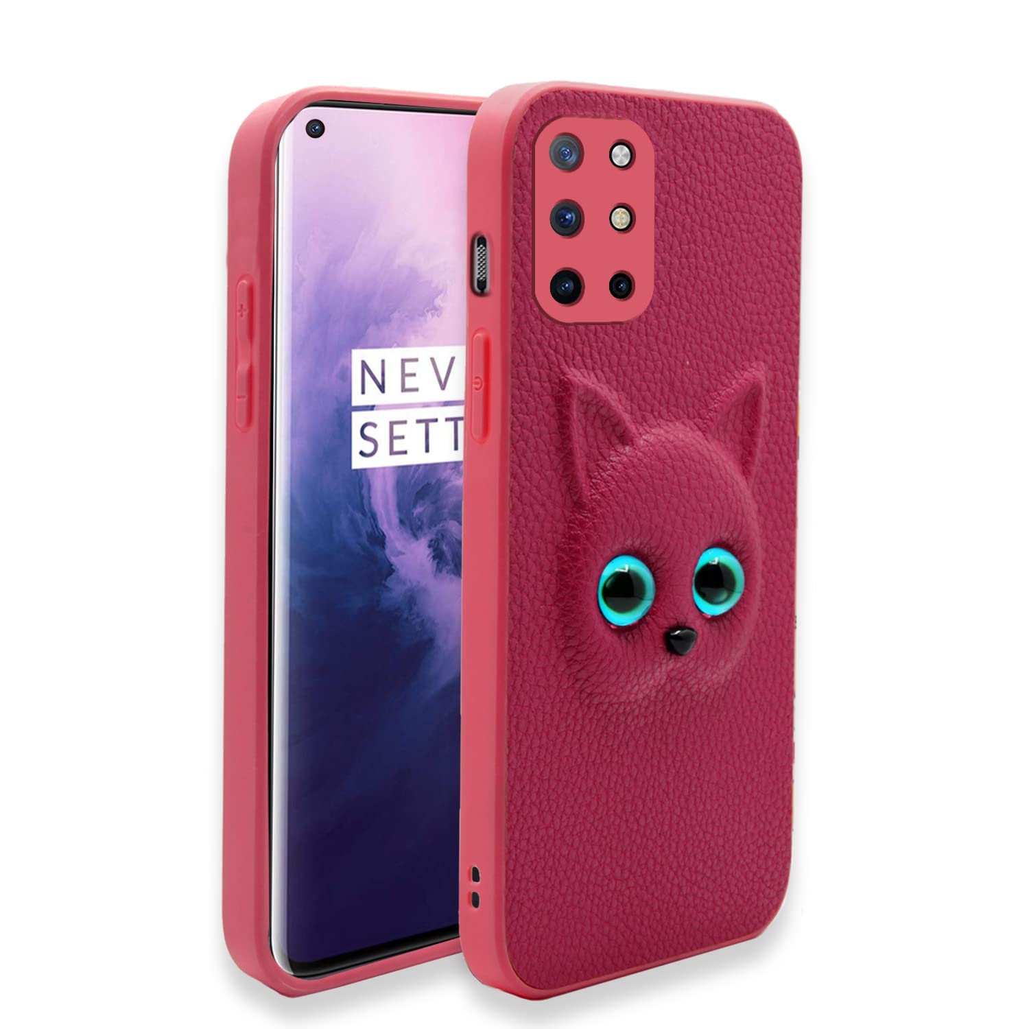 Pink Oneplus 8T Kitty Back Cover – Stylish and Protective Back Cover