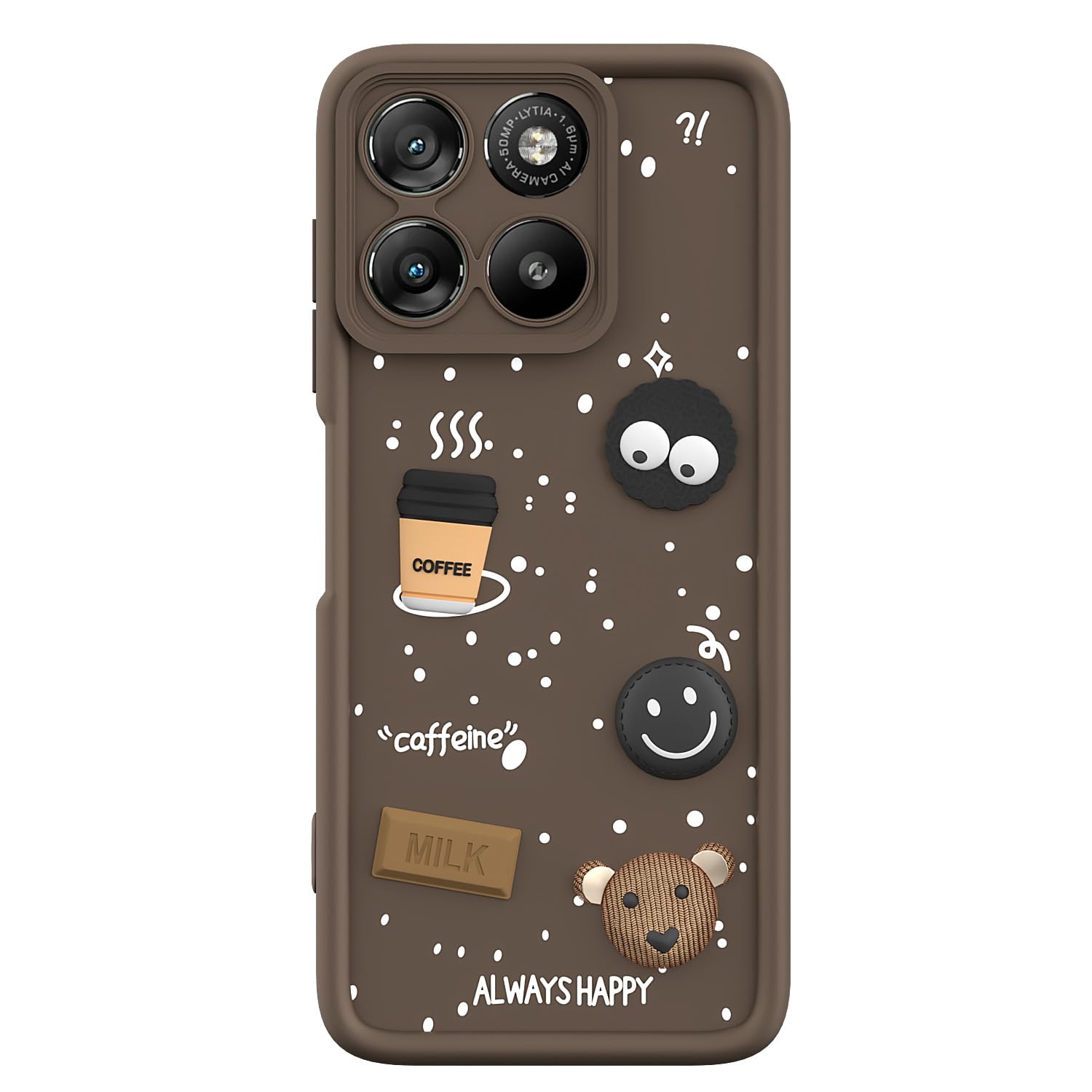 Pikkme brown mobile back cover for Moto G67 Power/G57 Power 5G – photo 7