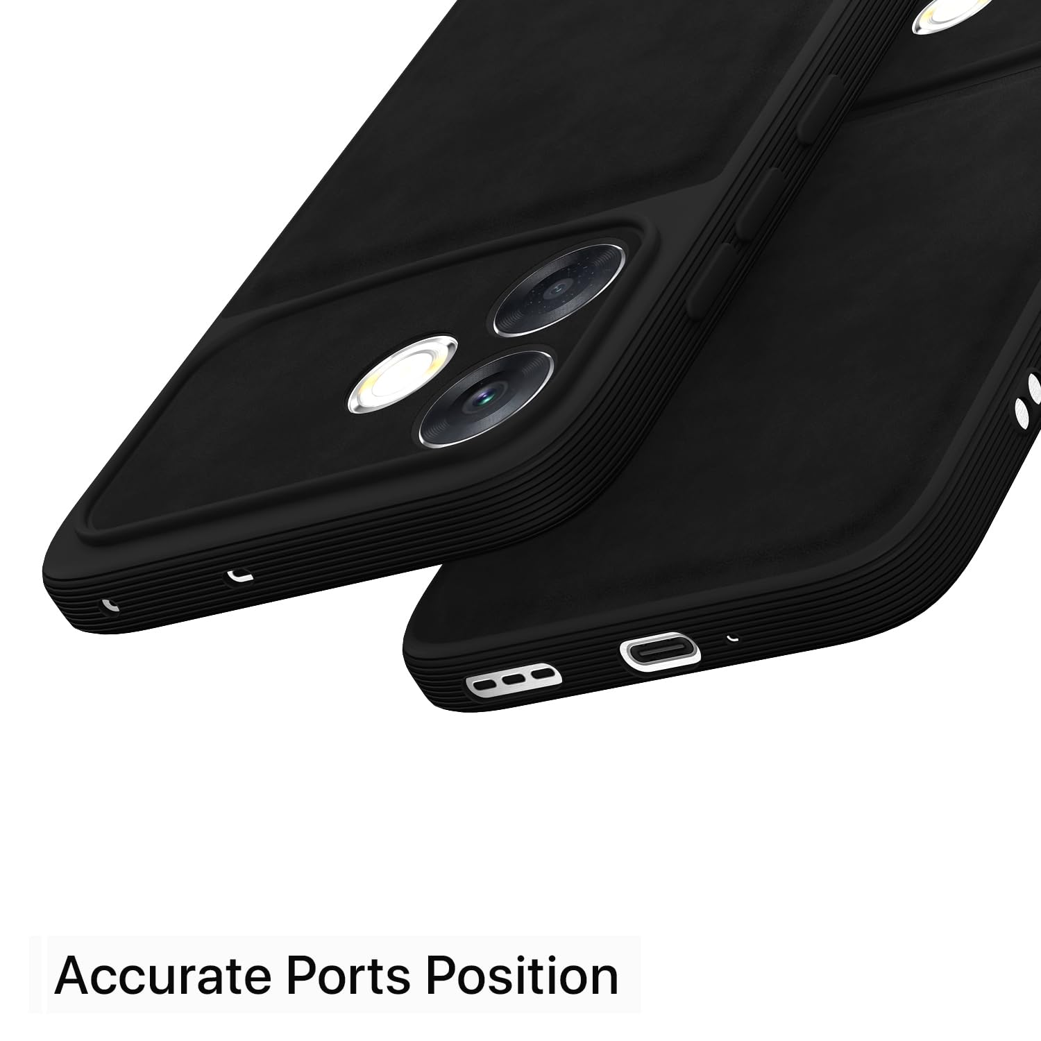 Pikkme black mobile cover for Oppo F33 Pro 5G – photo 4