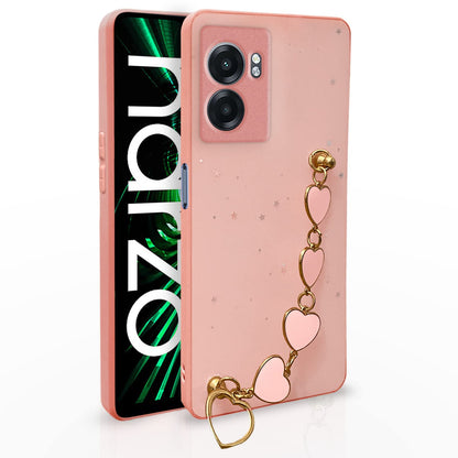 Pink Chain mobile cover for Realme Narzo 50/Oppo K10 5G – Pikkme