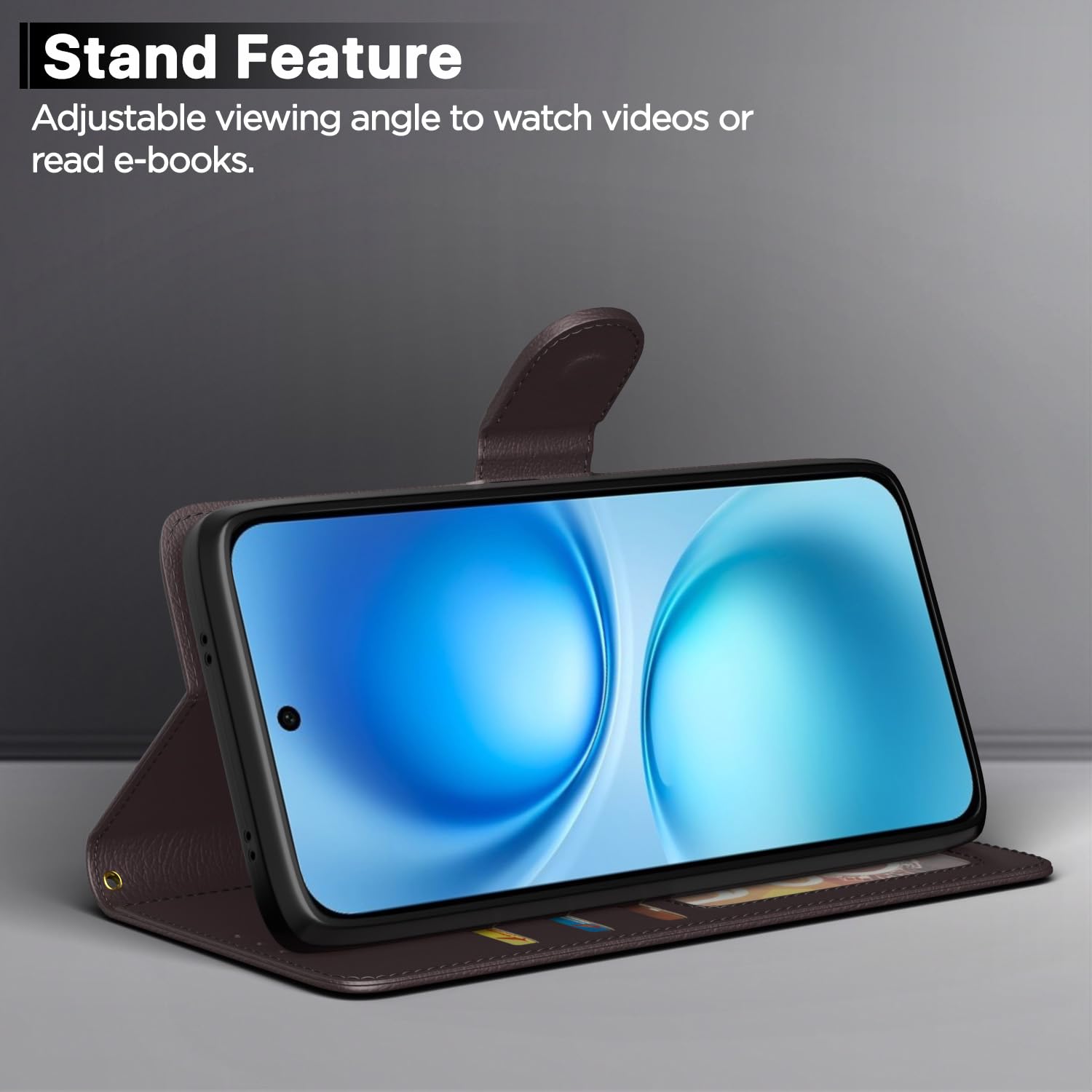 Coffee Wallet flip cover for Vivo V60/T4 Pro 5G – Pikkme – photo 3