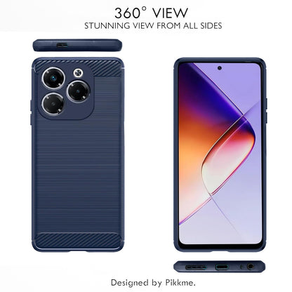 Blue Hybrid back cover for Infinix Note 40X 5G – Pikkme – photo 3