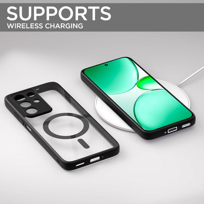 Black mag-safe mobile back cover for Realme Narzo 90X/C85/15X 5G – Pikkme – photo 7