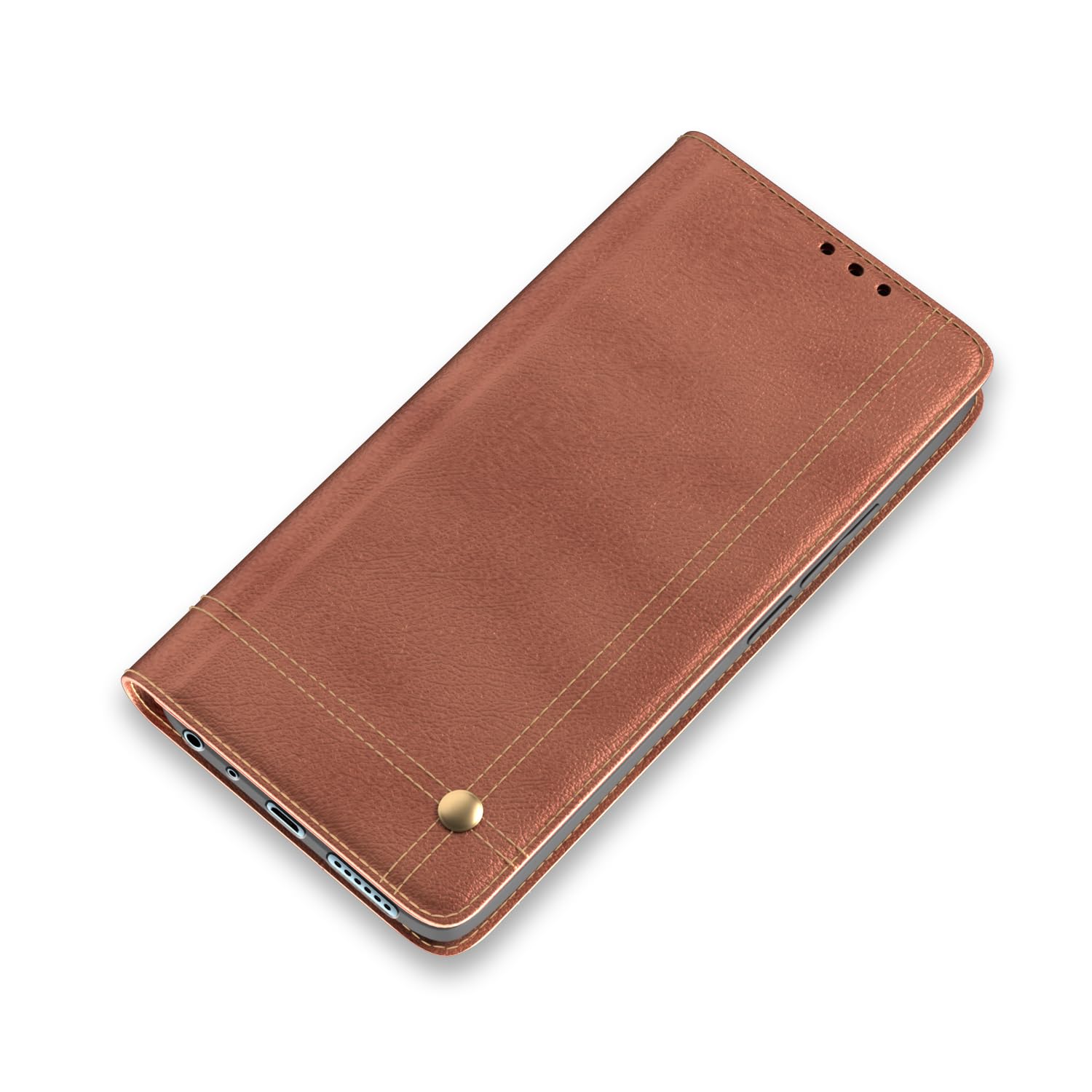 Redmi Note 5 Pro mobile flip cover in brown by Pikkme – photo 7
