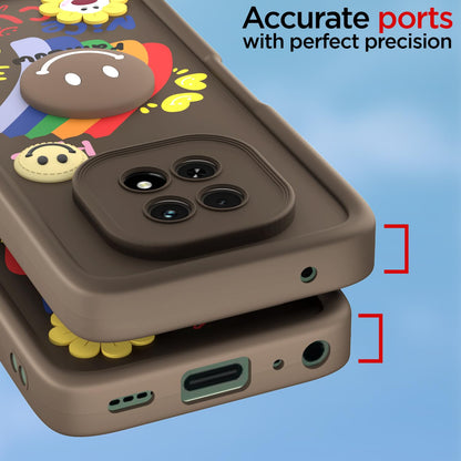 Brown Soft Silicone back cover for Realme C63 5G – Pikkme – photo 4