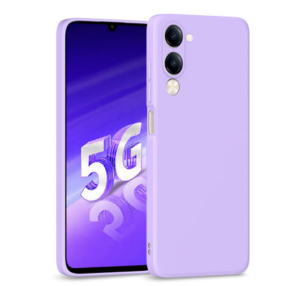 Pikkme purple Matte back cover for iQOO Z10 Lite 5G/Vivo T4 Lite 5G/Y19 5G/Y19e/Y04 4G/Y29s 5G
