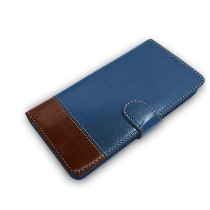 Redmi 9 Prime/Poco M2 Magnetic flip case in blue & brown by Pikkme – photo 5