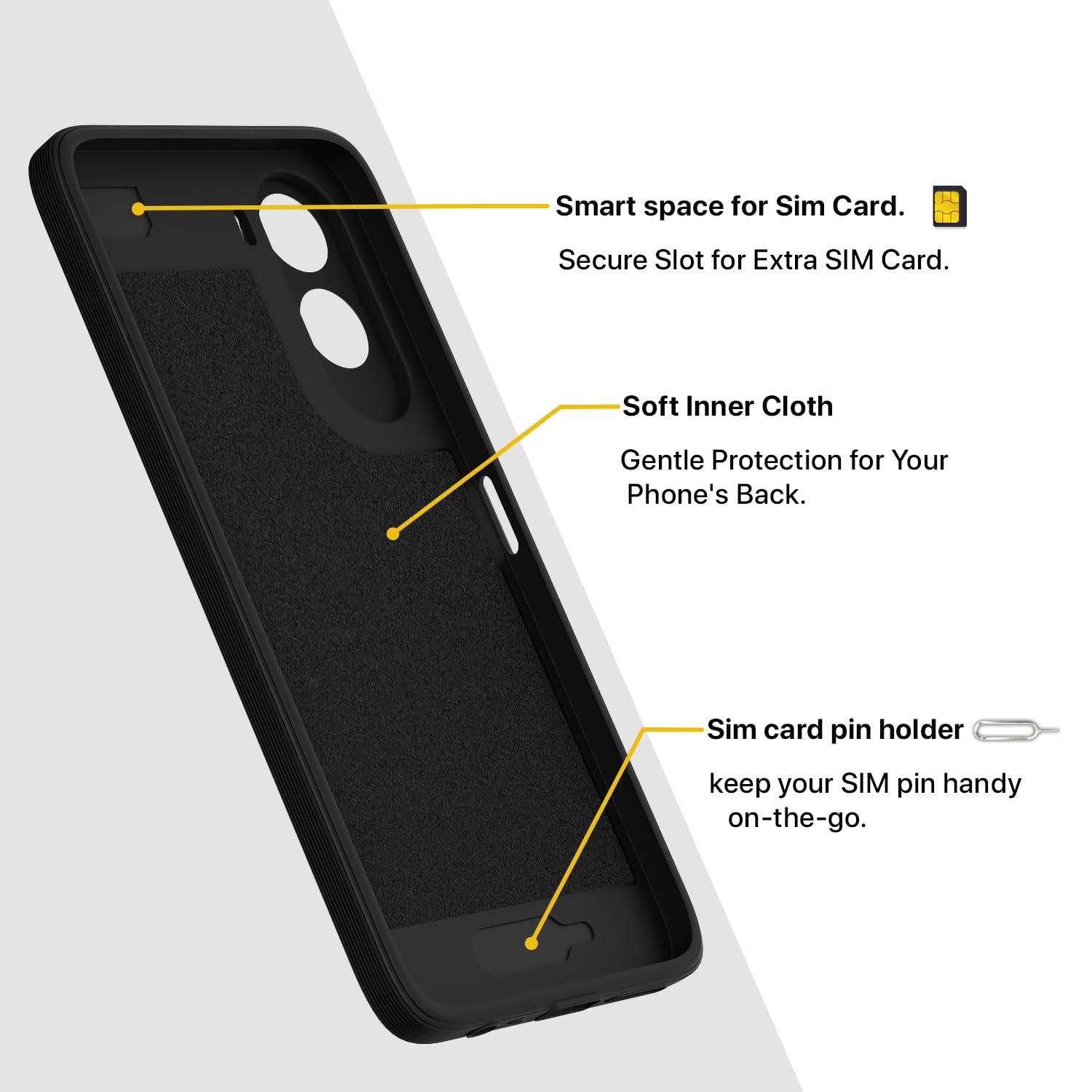 Black MagSafe back cover for Redmi A7 Pro/Poco C85x 5G – Pikkme – photo 6