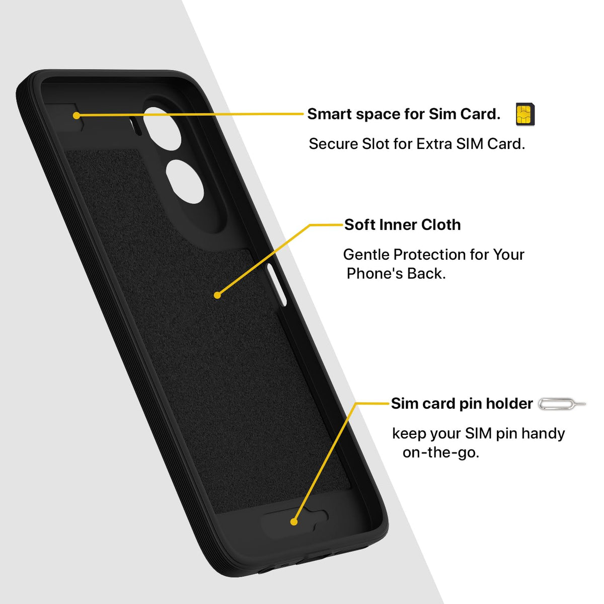 Black MagSafe back cover for Redmi A7 Pro/Poco C85x 5G – Pikkme – photo 6