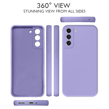 Pikkme Samsung Galaxy S21 FE 5G Soft Matte Silicone Shockproof Case | Purple