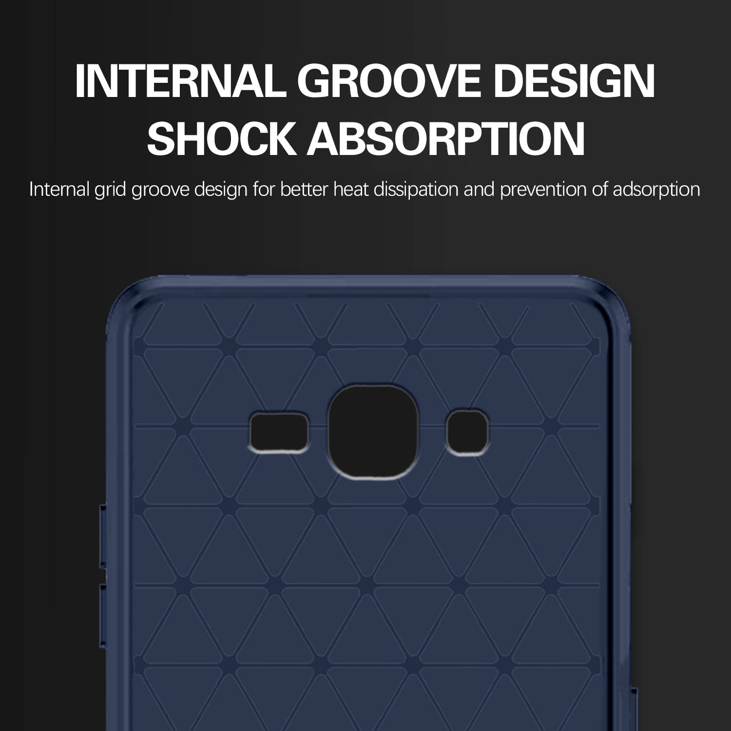 Samsung J7 2015/J7 Hybrid mobile cover in blue by Pikkme – photo 6