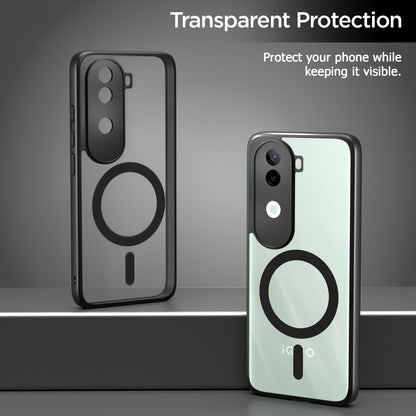Black mag-safe back cover for Vivo V40e/iQOO Z9s 5G – Pikkme – photo 3
