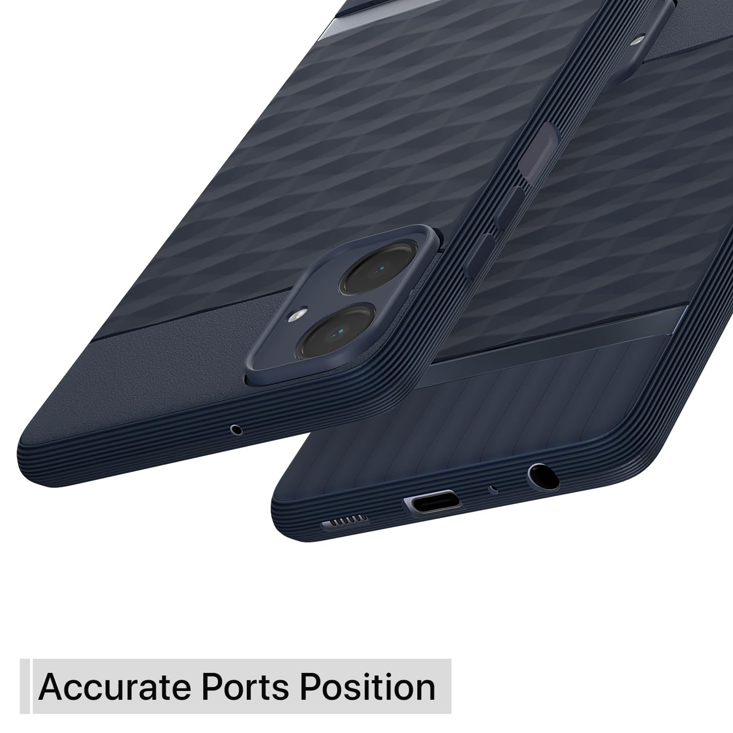 Pikkme Samsung Galaxy M05 / A05 / F05  Gencase Back Cover (Blue)