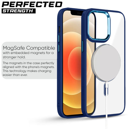 Pikkme iPhone 12/12 Pro Magsafe Back Cover (Blue)