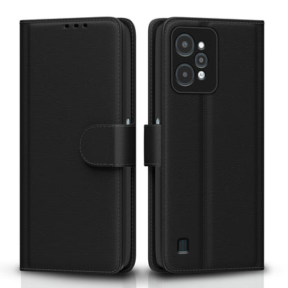 Black mobile flip cover for Realme C31 – Pikkme