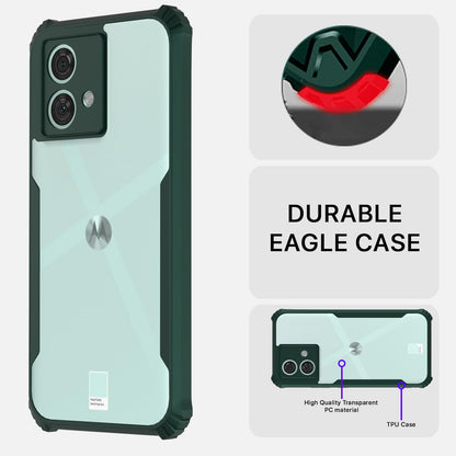 Pikkme Moto Edge 40 Neo Eagle Back Cover (Green)