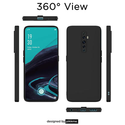 Black mobile back cover for Oppo Reno 12F 5G – Pikkme – photo 4