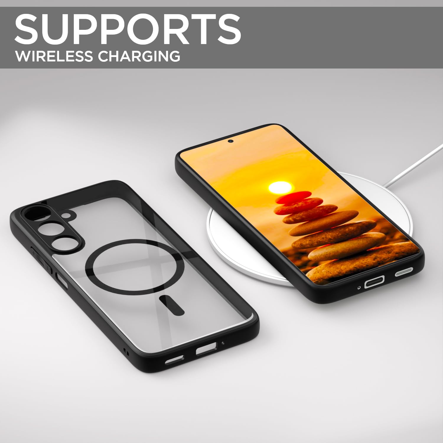 Pikkme Samsung M36 5G MagSafe black mag-safe phone cover – photo 7