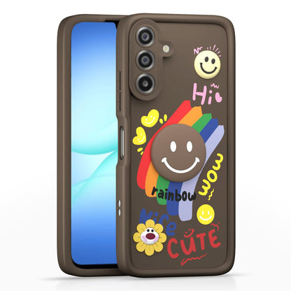 Samsung M17/A17/F17 5G mobile cover in brown by Pikkme