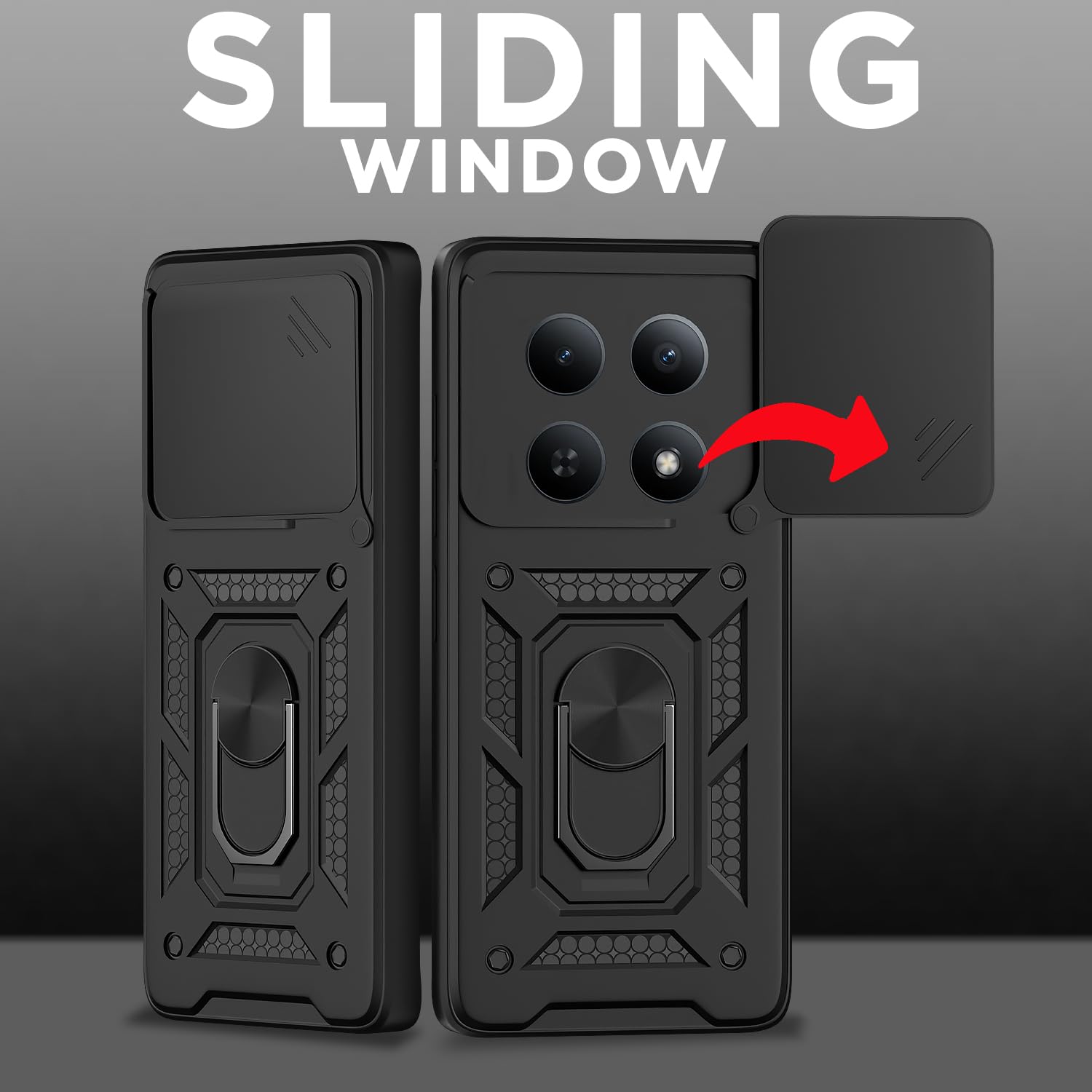 Pikkme Redmi Note 15 5G/360 black mobile back cover – photo 2