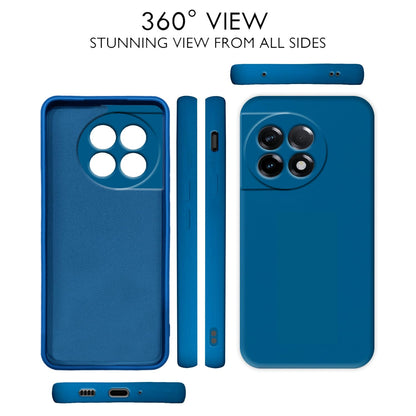 Pikkme OnePlus 11R 5G Liquid Silicone blue back cover – photo 2