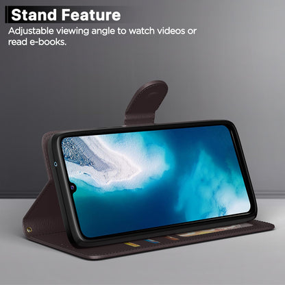 Vivo V20 SE Wallet wallet flip cover in coffee by Pikkme – photo 3