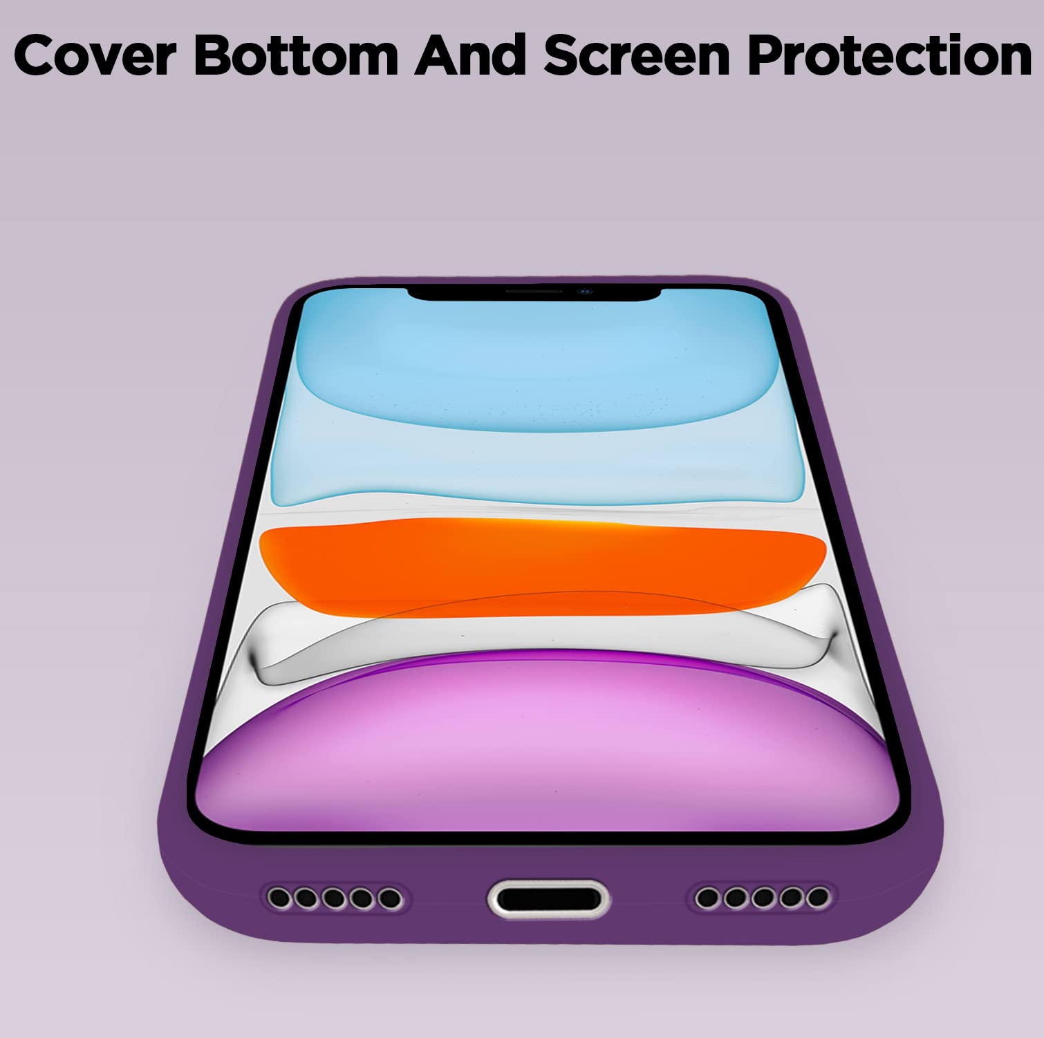 Pikkme iPhone 11 Soft Silicone dark purple back cover – photo 5