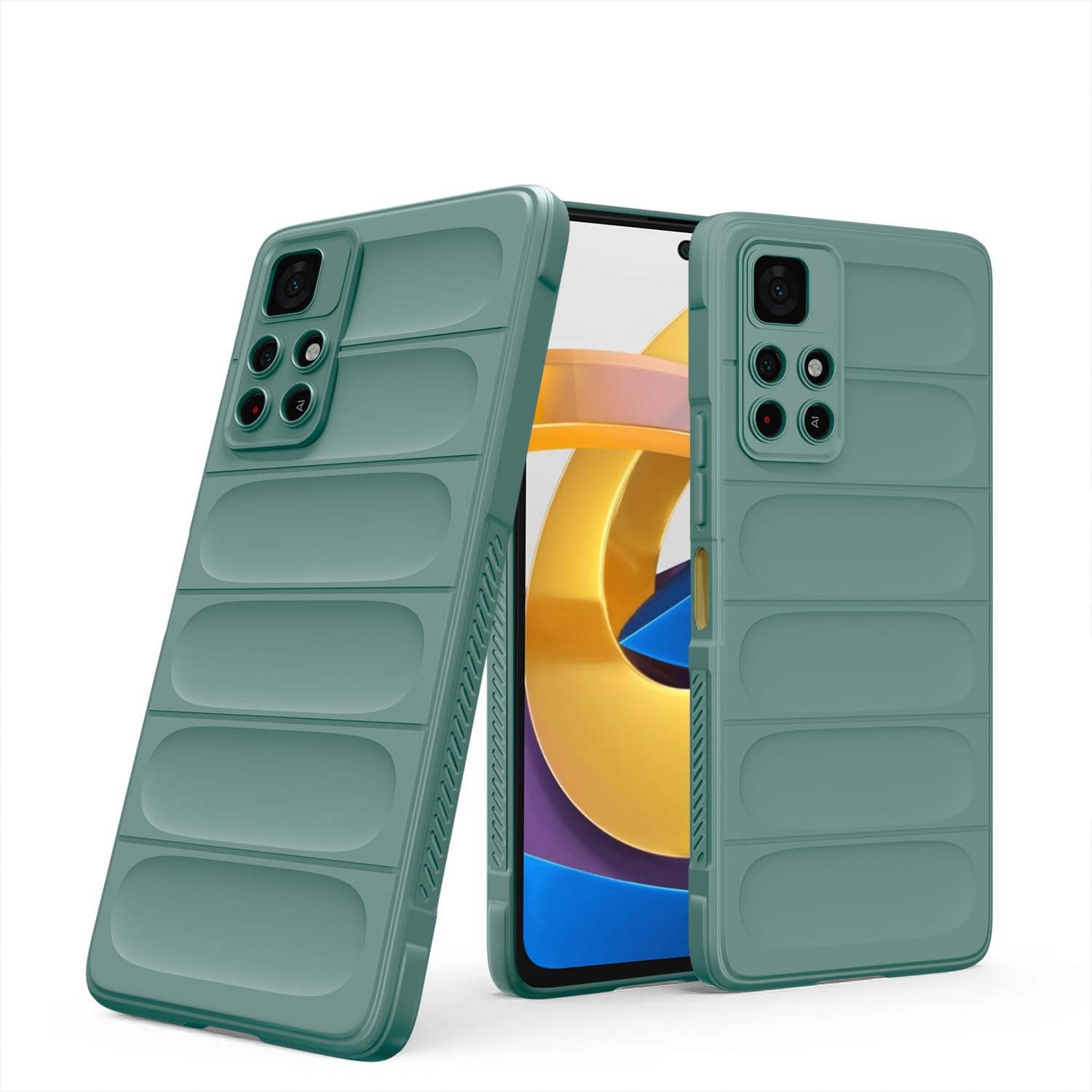Green back cover for Redmi Note 11T/Poco M4 Pro 5G – Pikkme