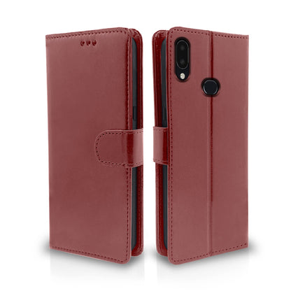 Pikkme Samsung A10s brown mobile flip cover