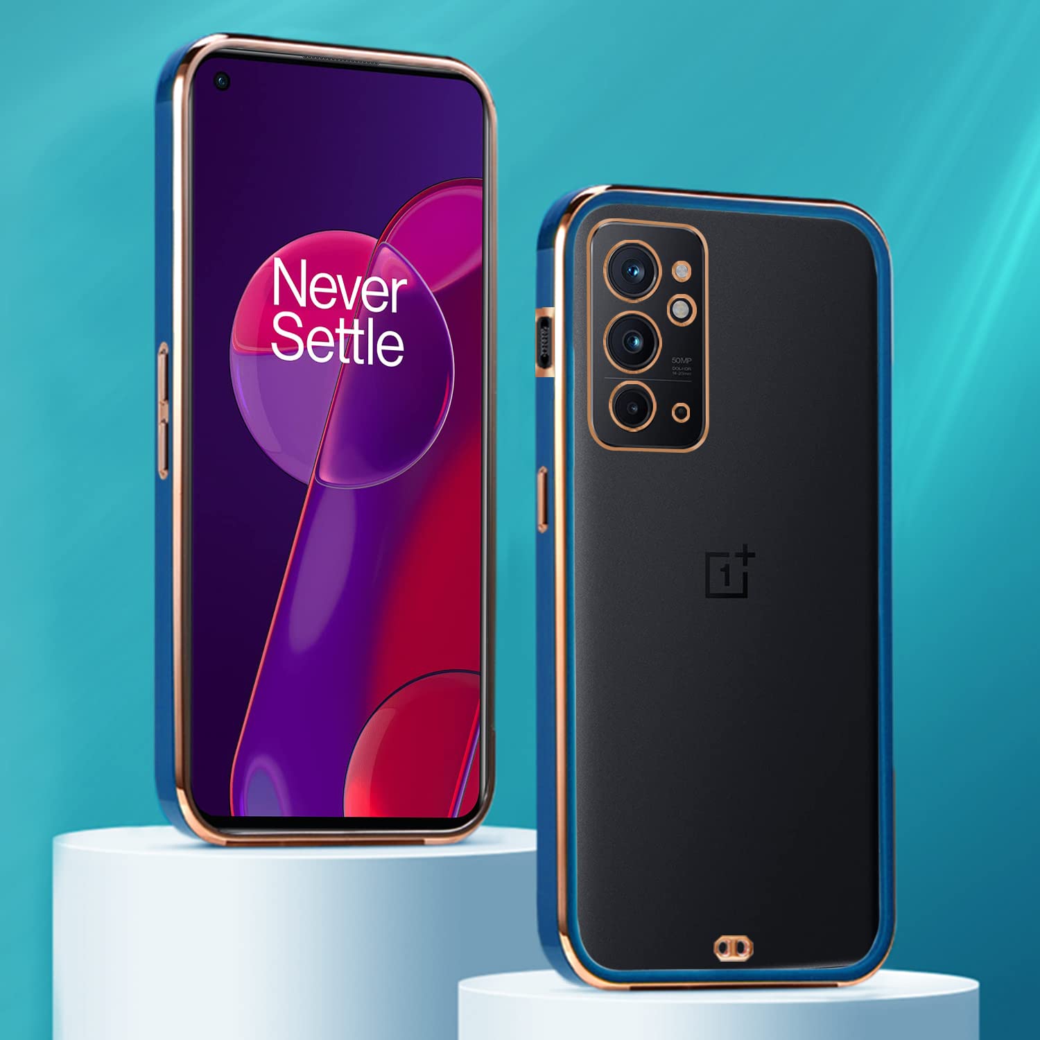 OnePlus 9RT back cover in blue by Pikkme – photo 3