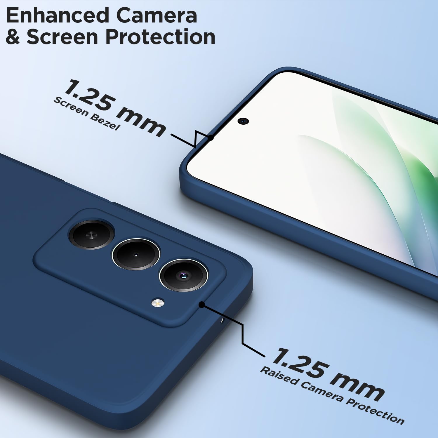 Blue Matte mobile back cover for Redmi 15 5G – Pikkme – photo 2