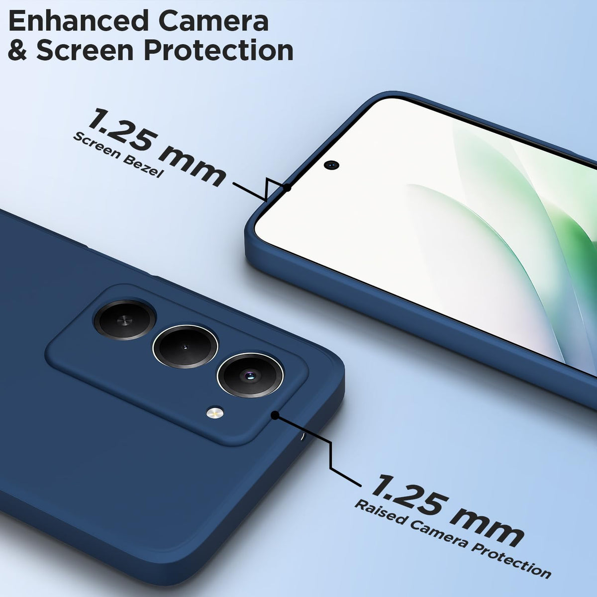 Blue Matte mobile back cover for Redmi 15 5G – Pikkme – photo 2