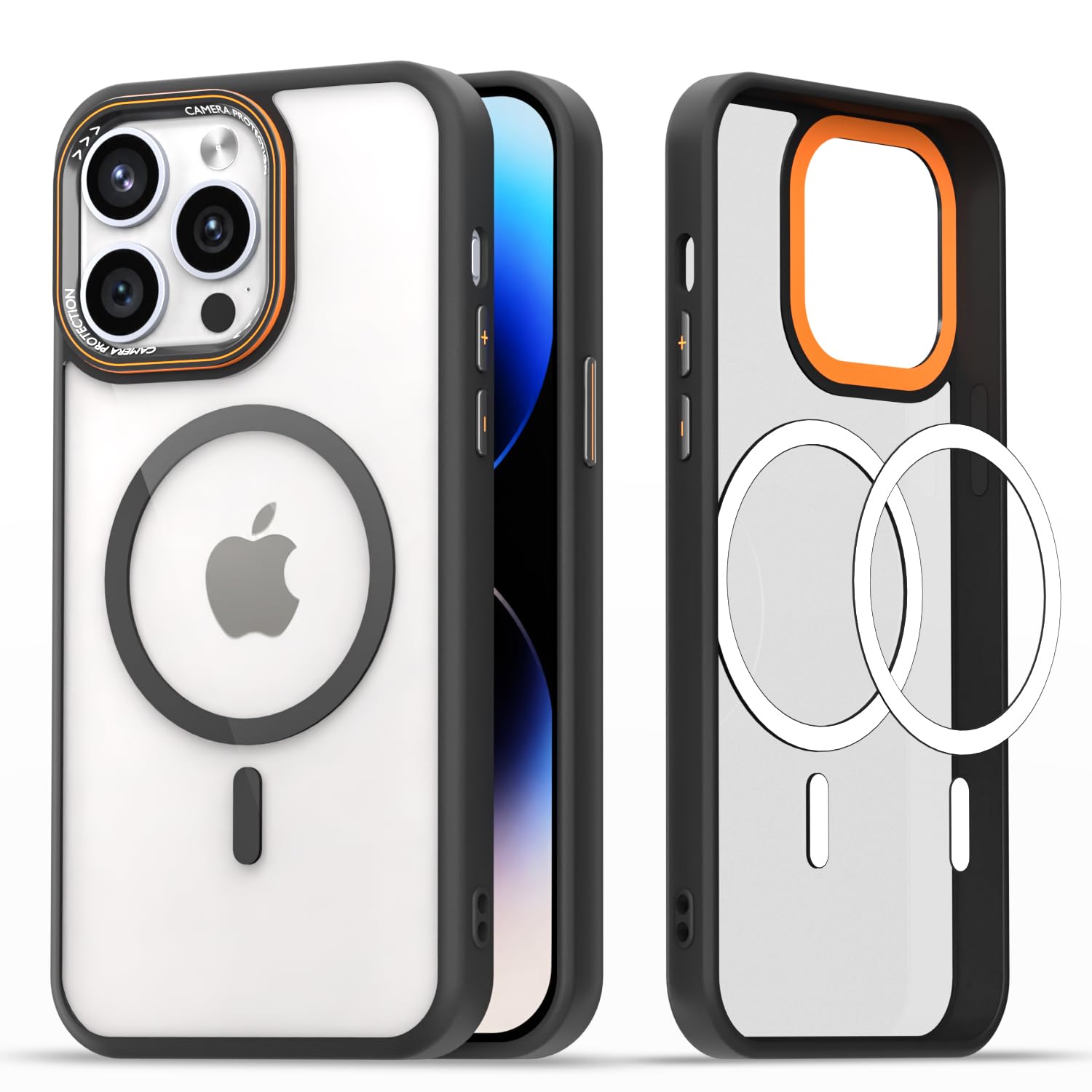 Pikkme black mag-safe MagSafe phone cover for iPhone 14 Pro Max