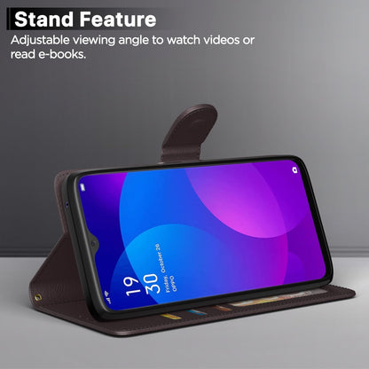 Pikkme coffee wallet flip cover for Oppo F11 – photo 3