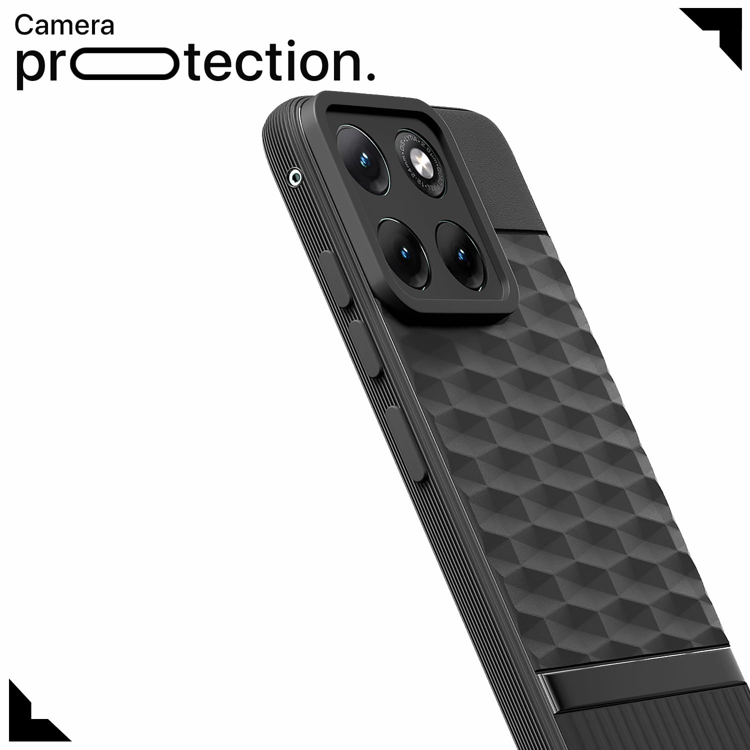 Pikkme black Silicone mobile cover for Moto Edge 70 Fusion 5G – photo 5