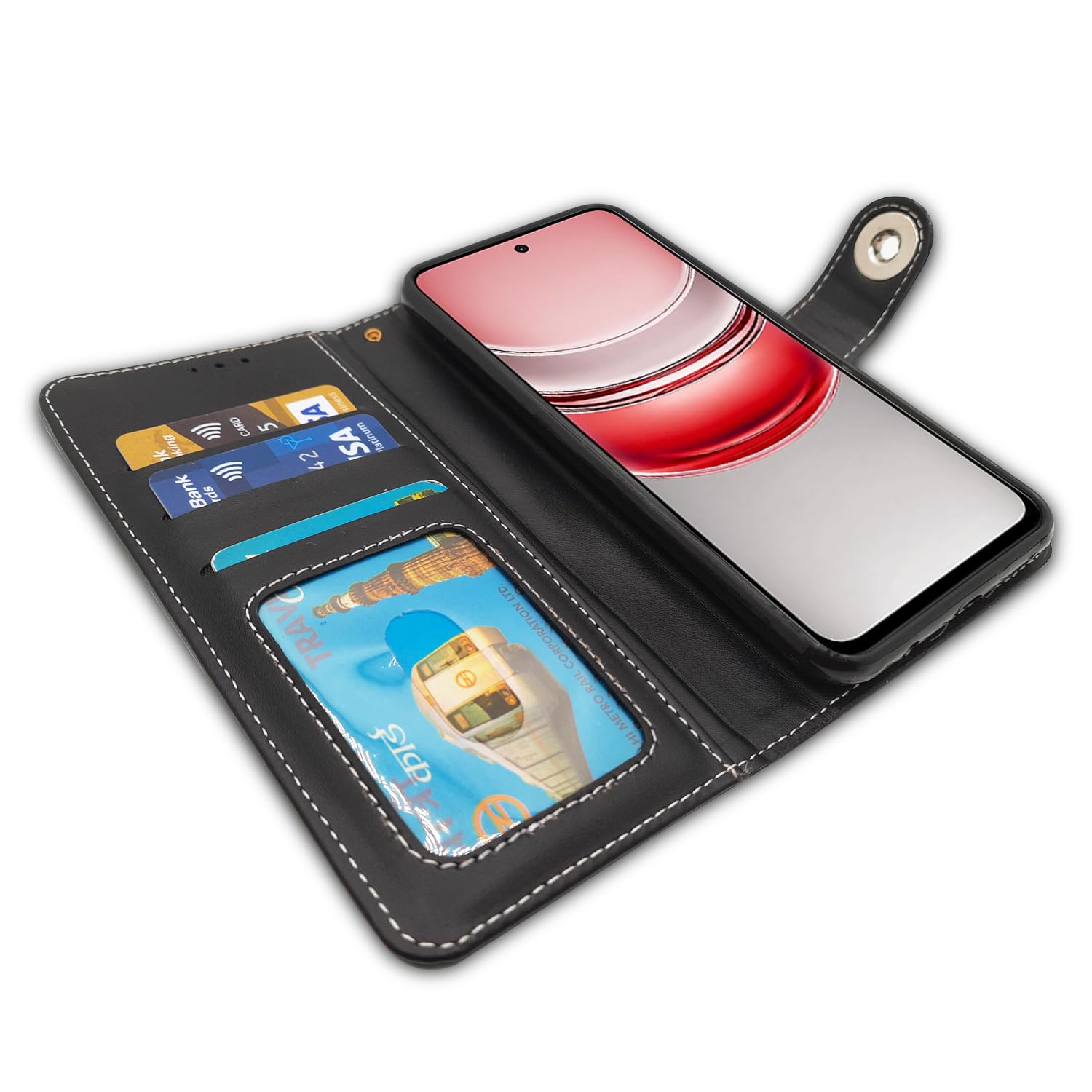 Grey Magnetic flip case for Realme Narzo 80x/P3x/14X 5G – Pikkme – photo 5