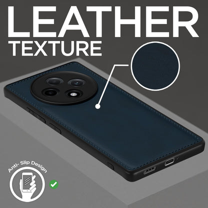Pikkme Oppo F27 Pro Plus 5G Leatherback Back Case | Blue