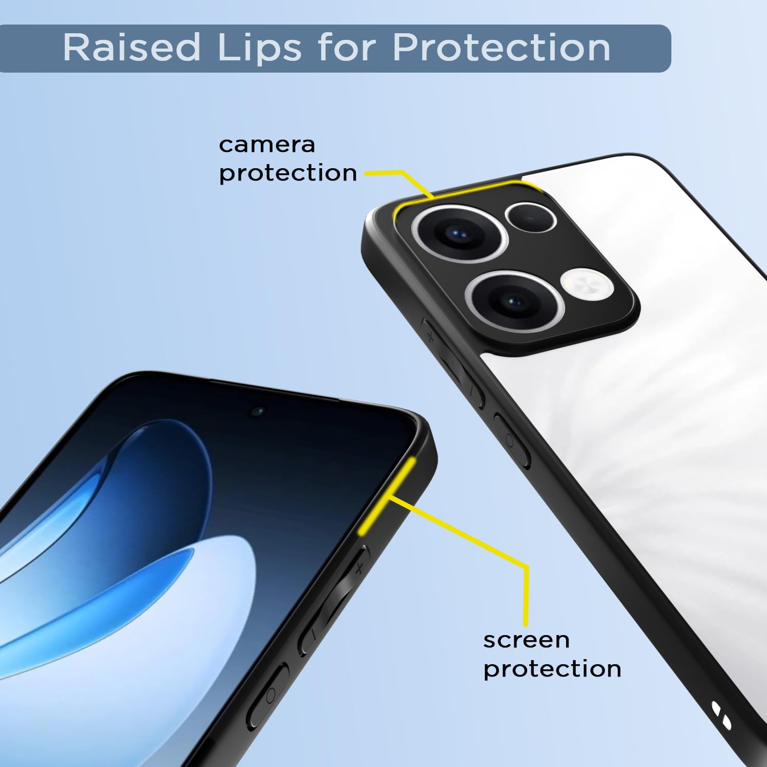 Pikkme black back cover for Oppo Reno 13 5G – photo 4