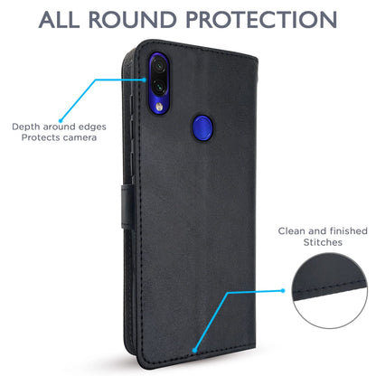 Pikkme Redmi Note 7/Note 7 Pro/Note 7s black wallet flip cover – photo 4