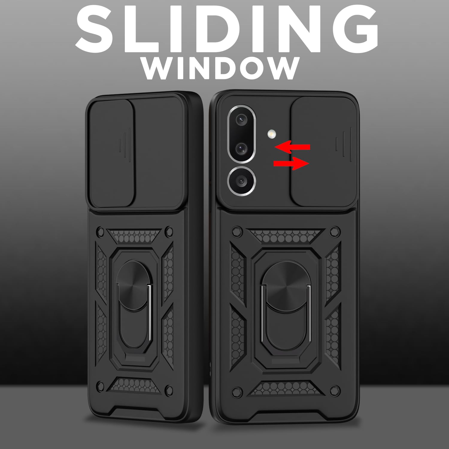 Pikkme Samsung Galaxy M36 5G D10 Tough Armor Back Cover (Blue)